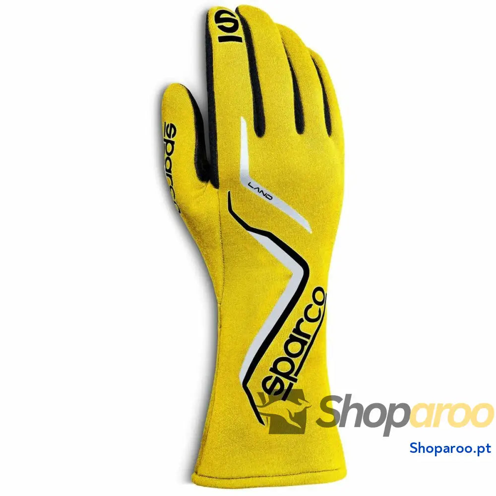 Luvas de condução para homens Sparco LAND Amarelo
