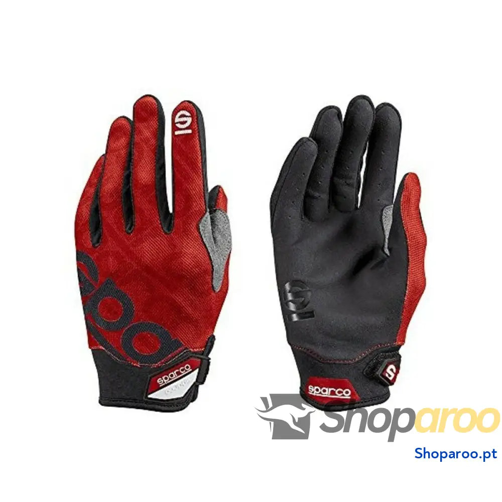 Luvas de condução para homens Sparco Meca 3 Vermelho
