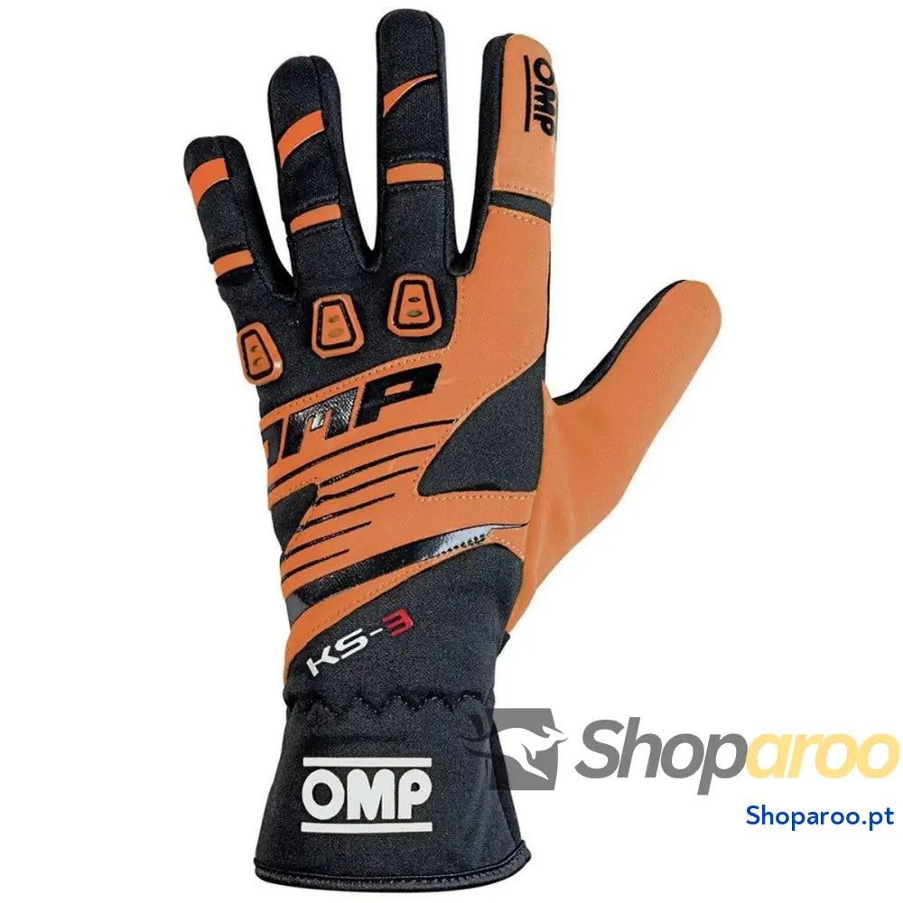 Luvas de karting OMP KS-3 Laranja/Preto Preto/Laranja M