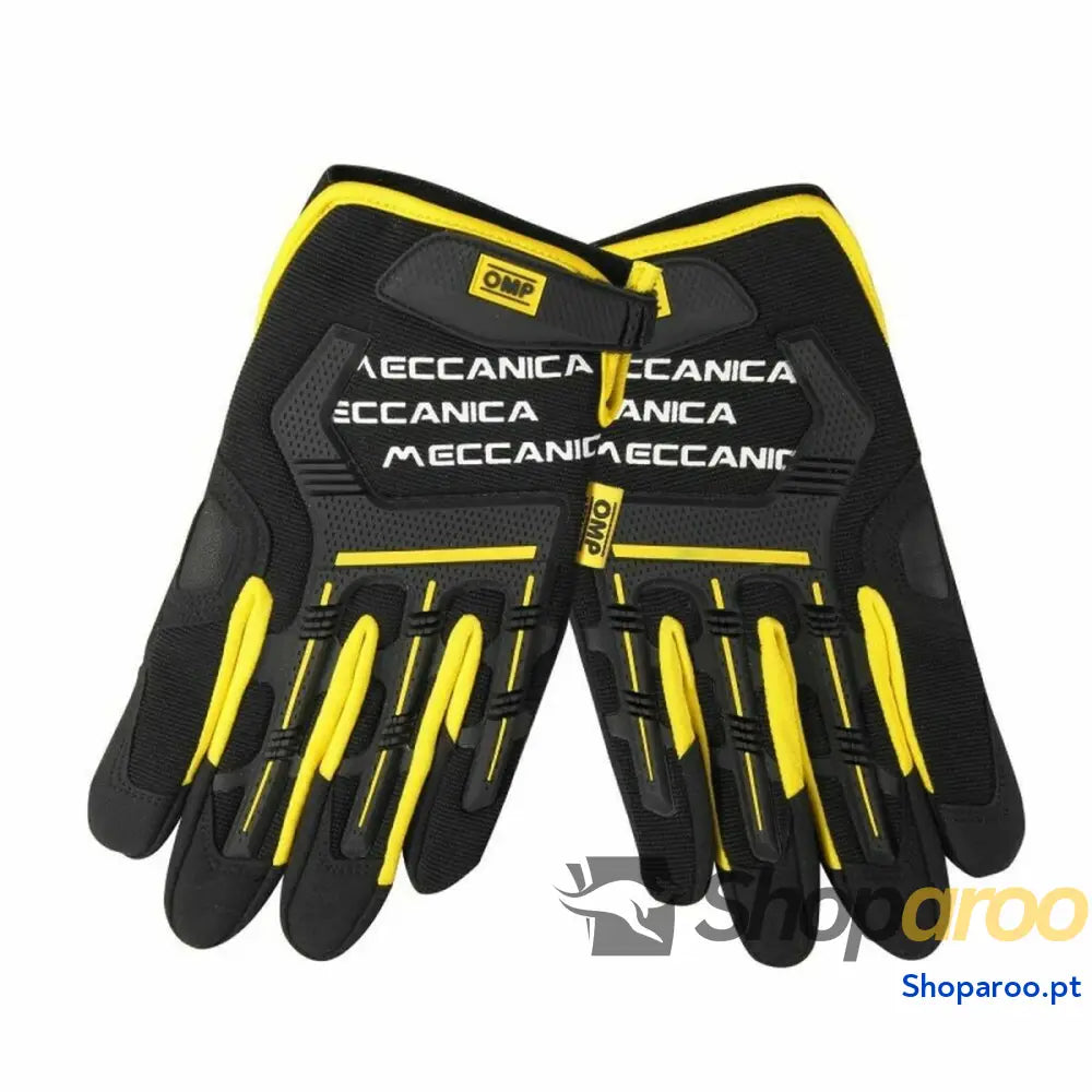 Luvas de Mecânica OMP MECH Amarelo/Preto S