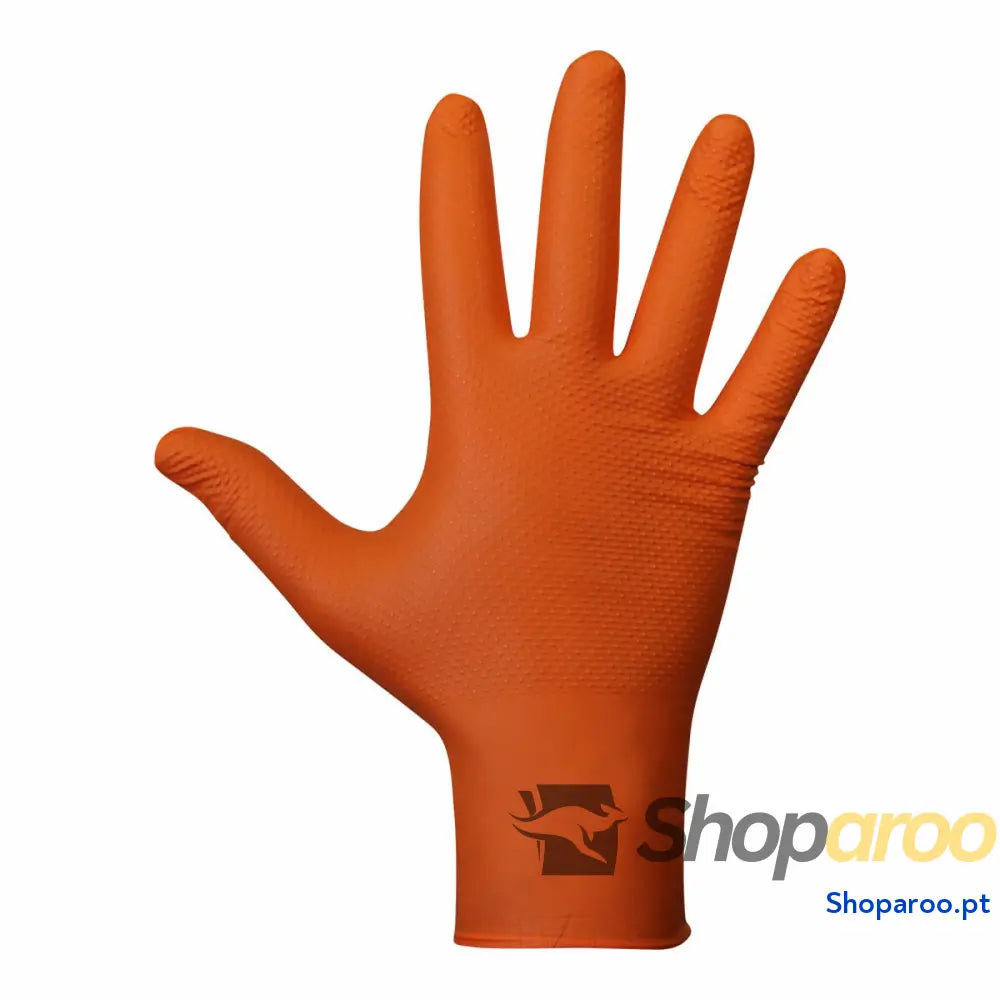 Luvas de nitrilo JUBA Agility Grip Laranja Sem pó 50 Unidades