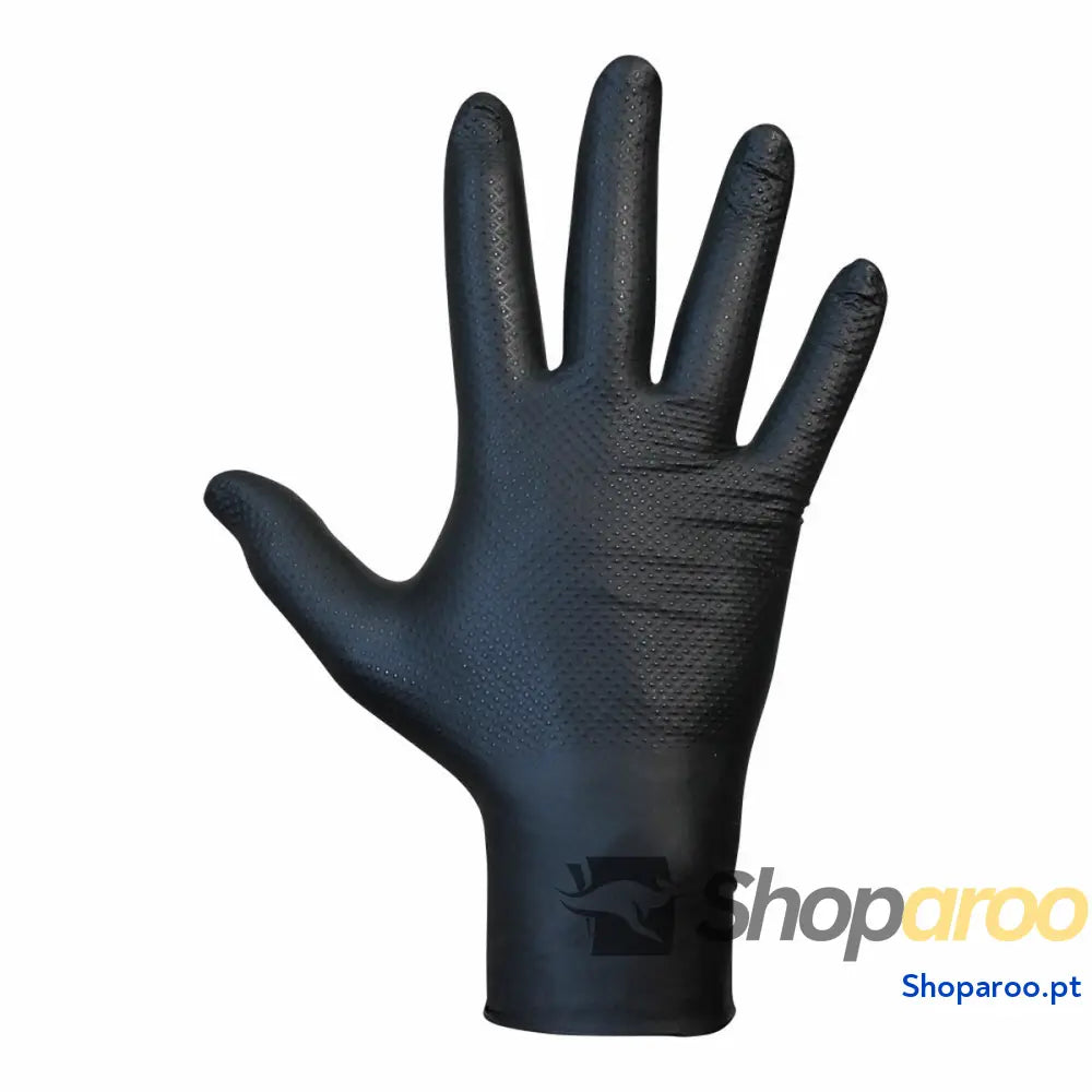 Luvas de nitrilo JUBA Agility Grip Preto Sem pó 50 Unidades