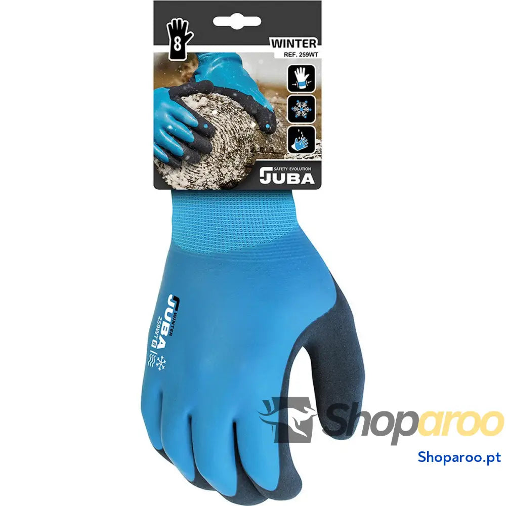 Luvas de Trabalho JUBA Azul Nitrila Frio
