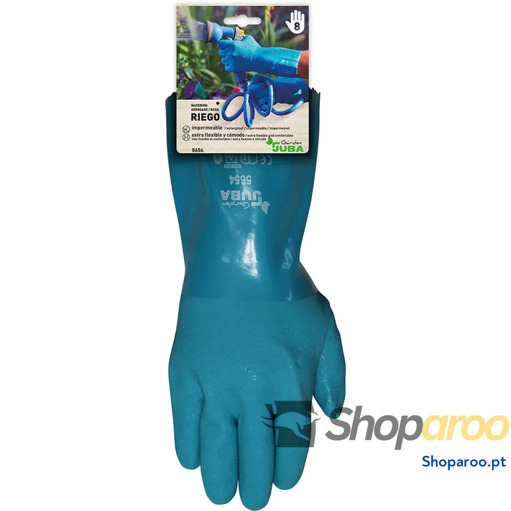 Luvas de Trabalho JUBA Azul PVC Jardim