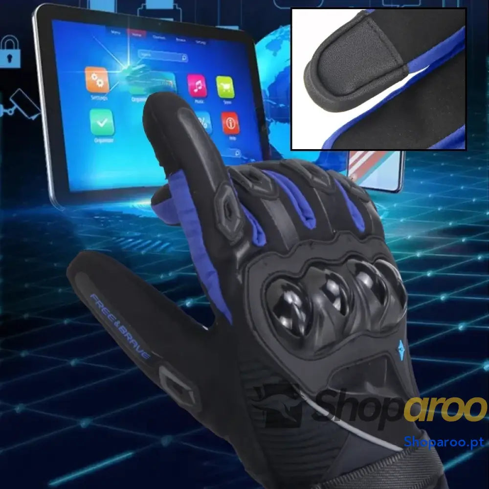 Luvas impermeáveis de moto HEROBIKER unissexo para inverno