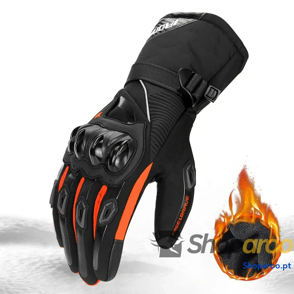 Luvas impermeáveis de moto HEROBIKER unissexo para inverno
