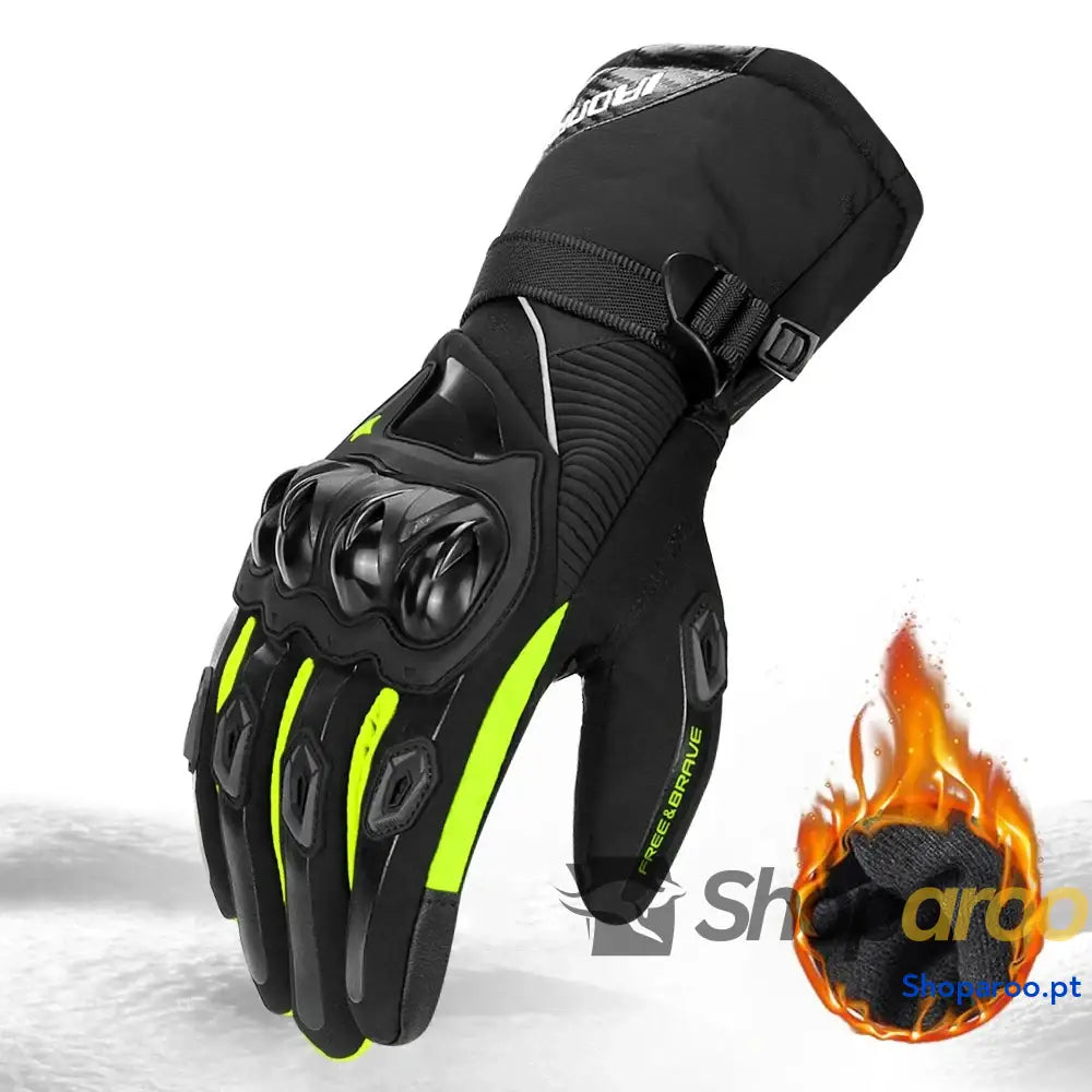 Luvas impermeáveis de moto HEROBIKER unissexo para inverno