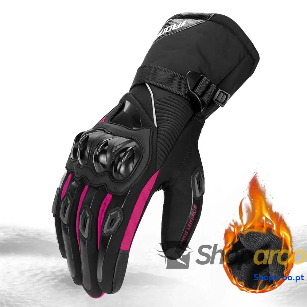 Luvas impermeáveis de moto HEROBIKER unissexo para inverno