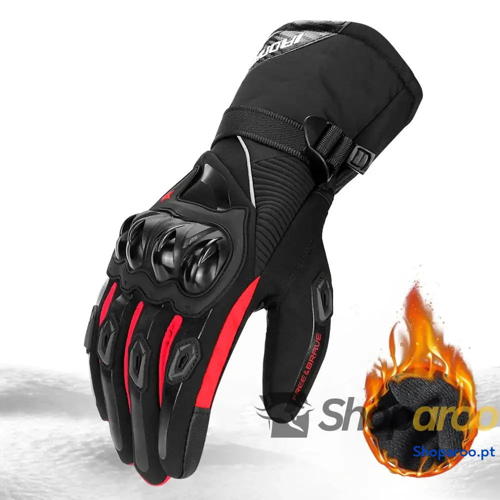 Luvas impermeáveis de moto HEROBIKER unissexo para inverno