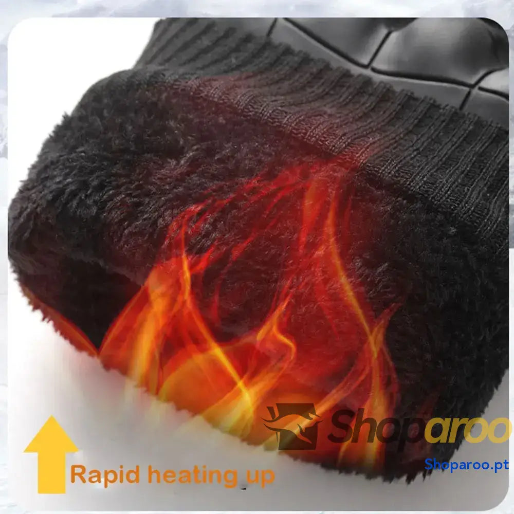 Luvas moto de inverno à prova vento para motociclistas com ecrã tátil