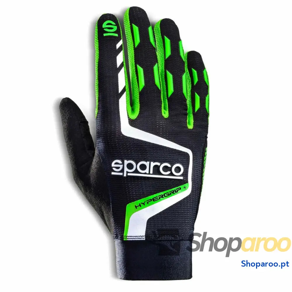 Luvas Sparco HYPERGRIP+ Preto/Verde 11