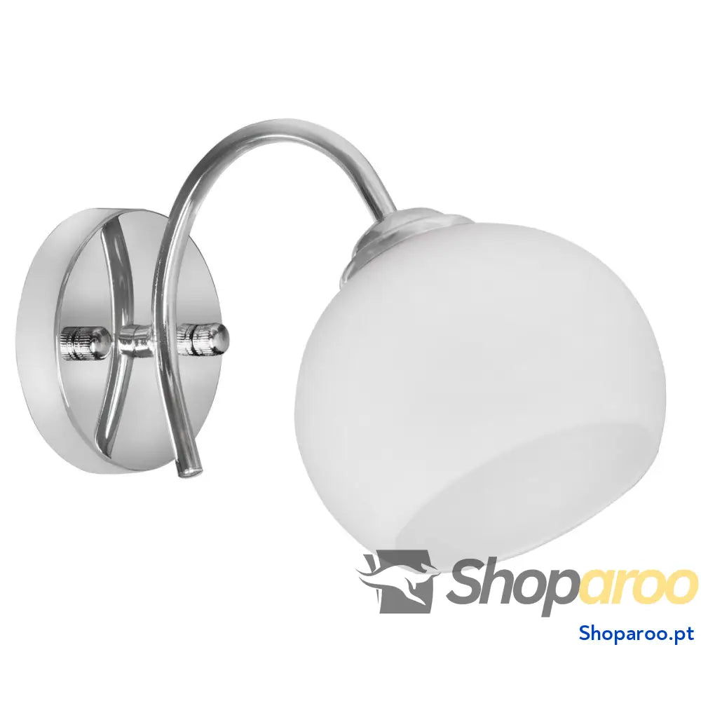 Luz de Parede Activejet AJE-IRMA 1P Branco Prateado Metal 40 W 13 x 17,5 x 24,5 cm (1 Peça)
