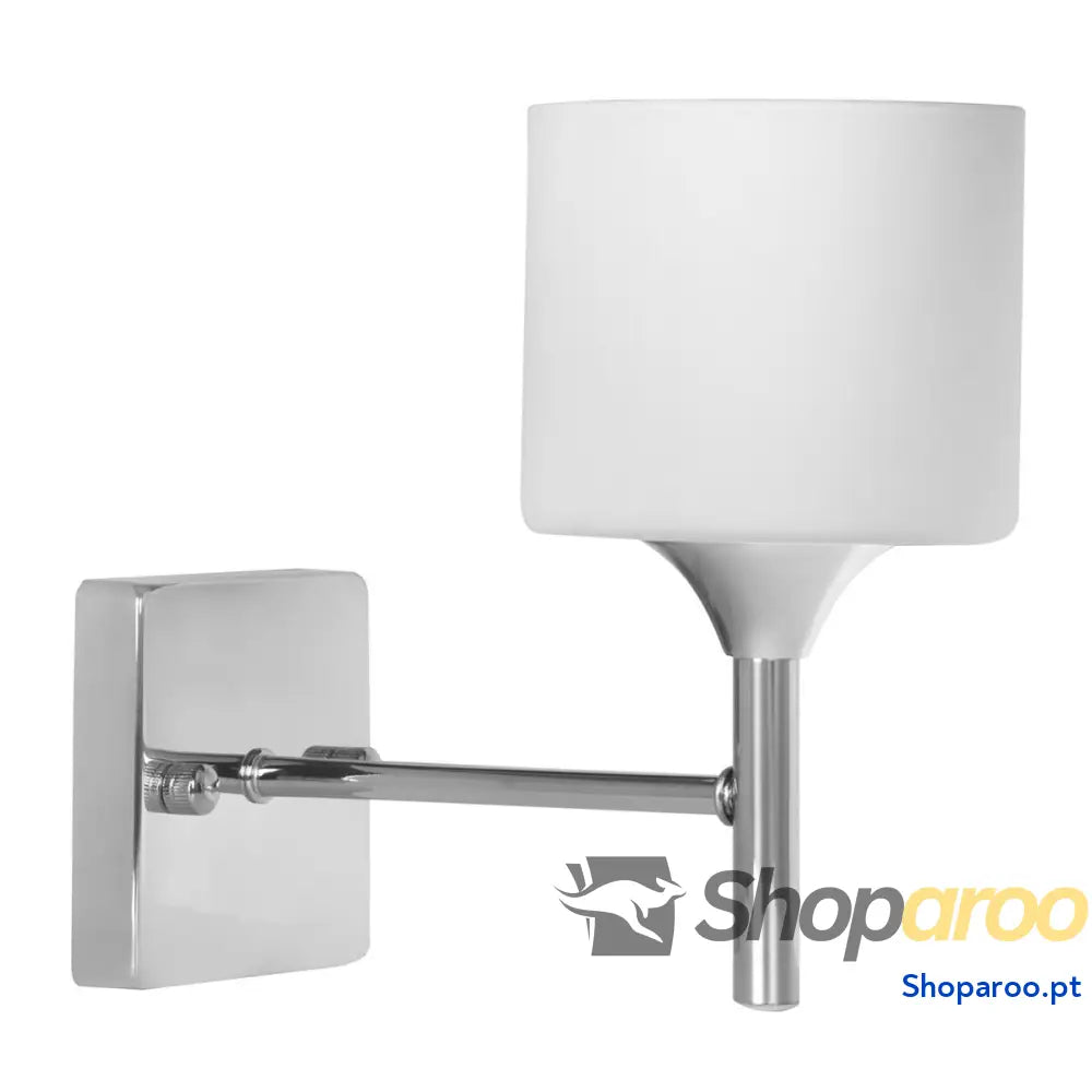 Luz de Parede Activejet AJE-MIRA 1P Branco Prateado Metal 40 W 23 x 21,5 x 11,5 cm (1 Peça)