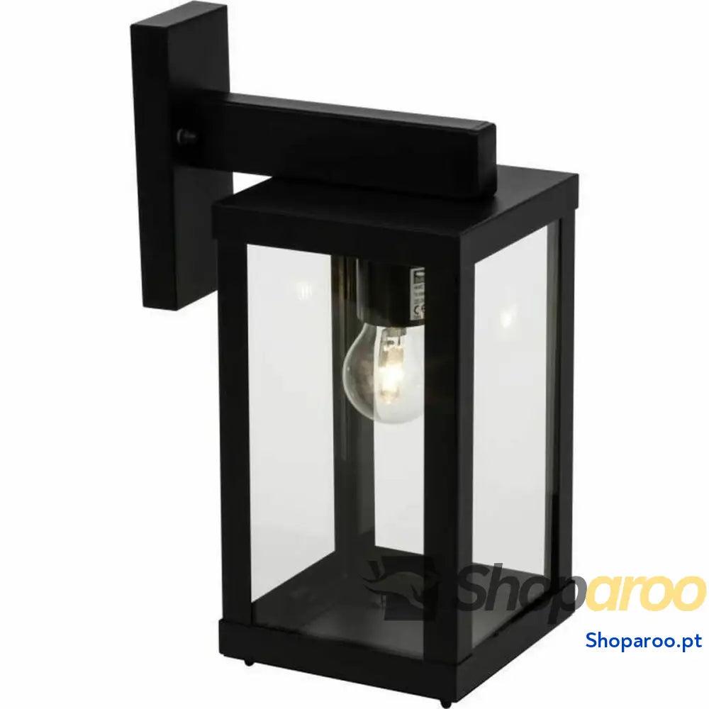 Luz de Parede Brilliant Gaia Exterior Preto Metal 60 W E27