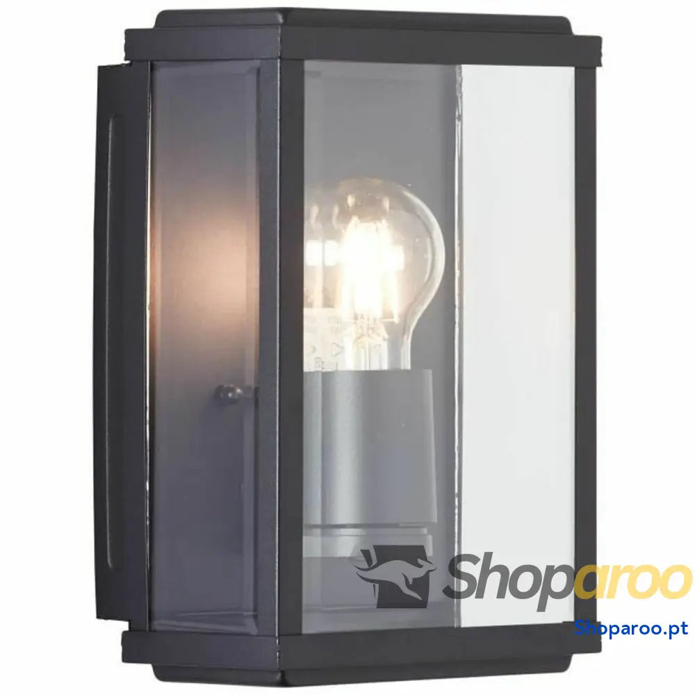 Luz de Parede Brilliant Gaia Preto Metal 60 W E27