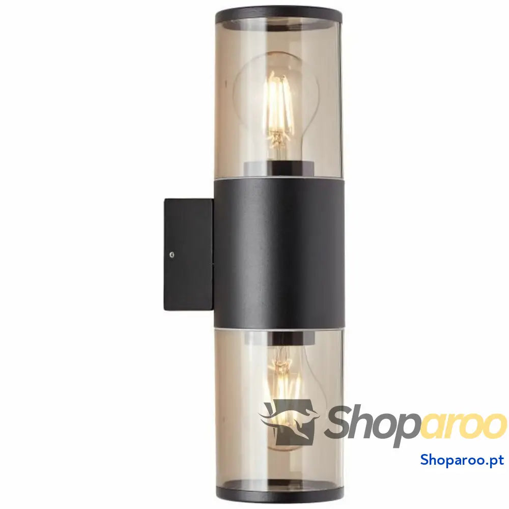 Luz de Parede Brilliant Sergioro Preto 20 W