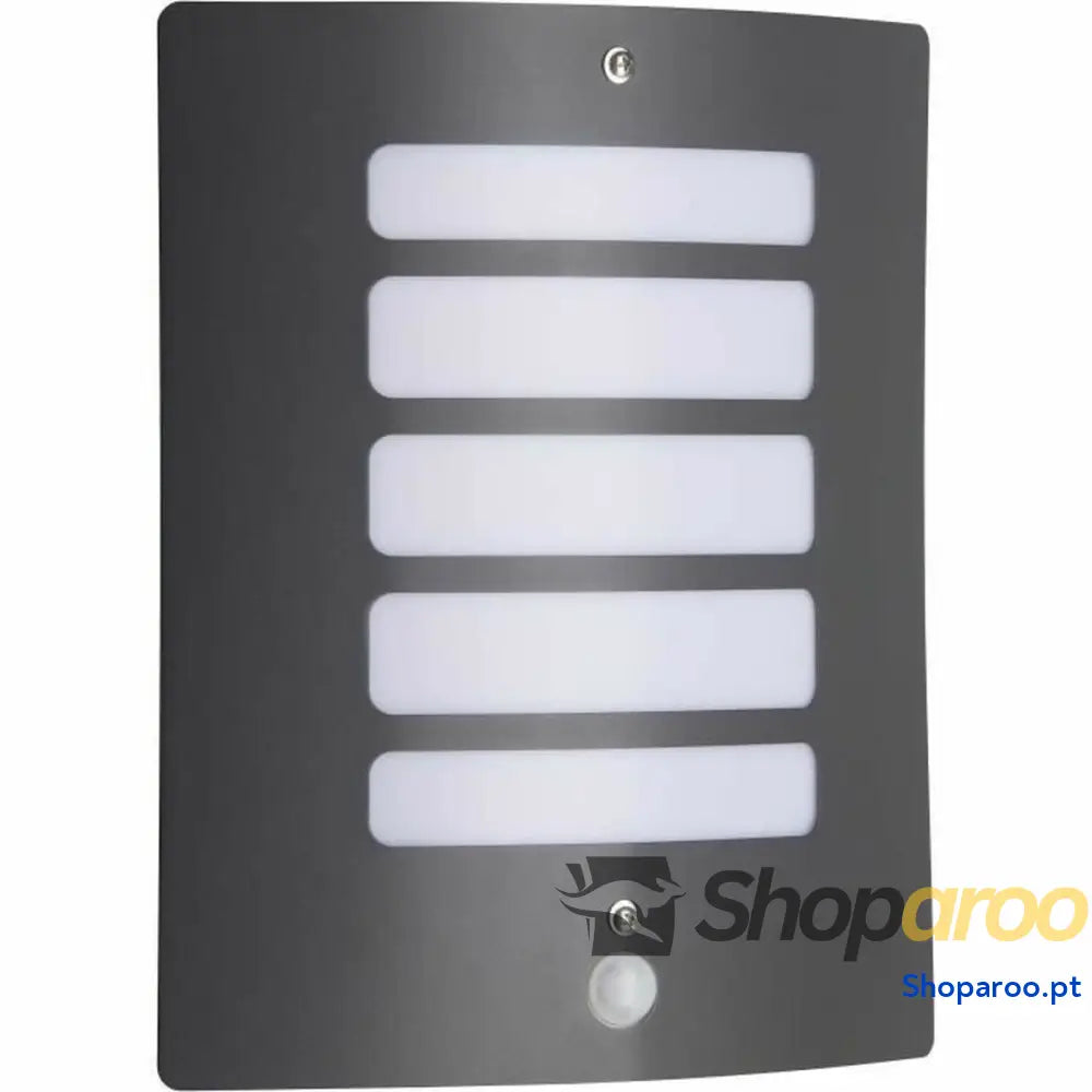 Luz de Parede Brilliant Todd Exterior Detetor de Movimento Antracite Metal 60 W E27
