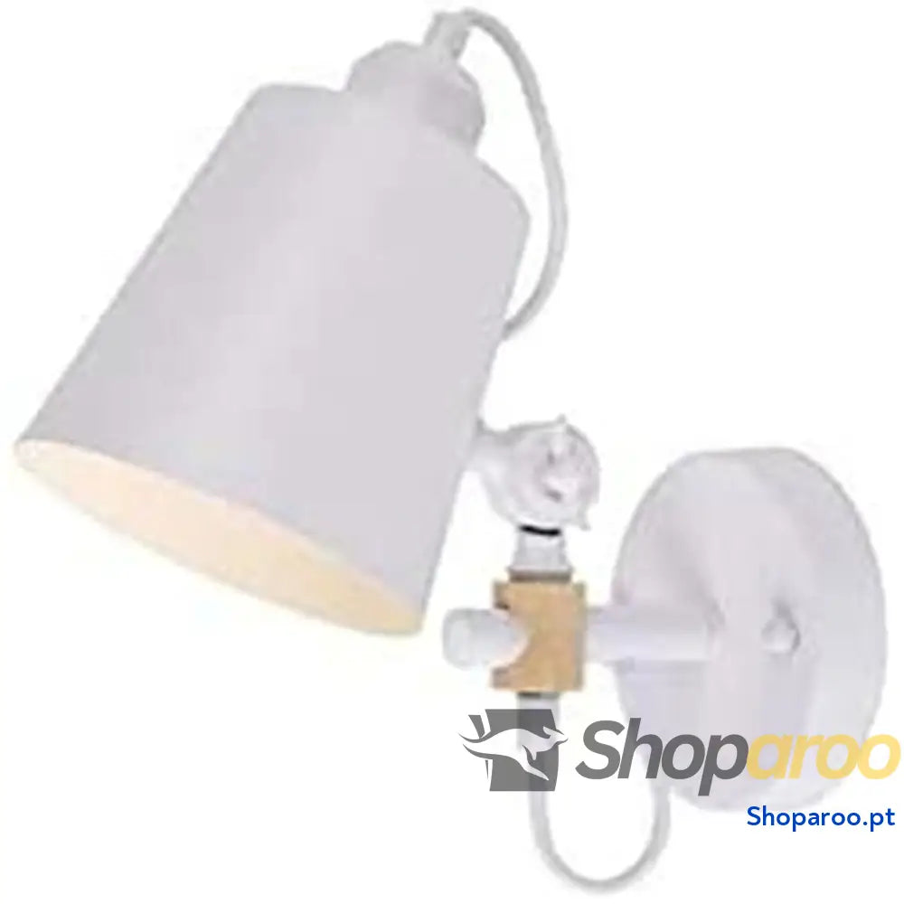 Luz de Parede EDM 32113 32113 Branco Metal E27