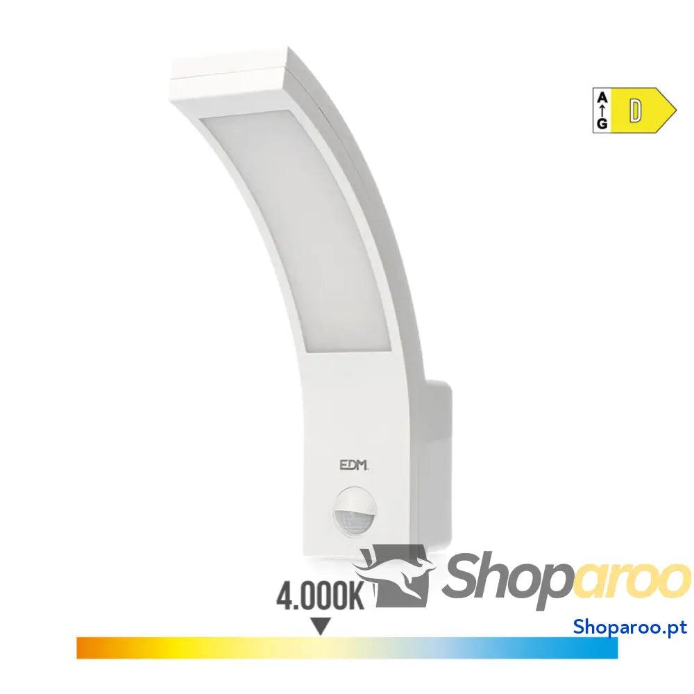 Luz de Parede EDM 32535 Polipropileno A 10 W 750 Lm Branco Exterior (4000 K)