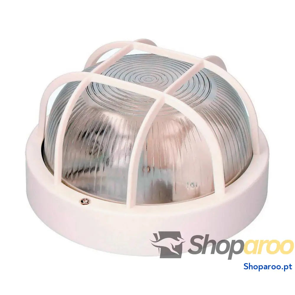 Luz de Parede EDM 34352 Tarragona Branco Cristal Plástico 40 W E27