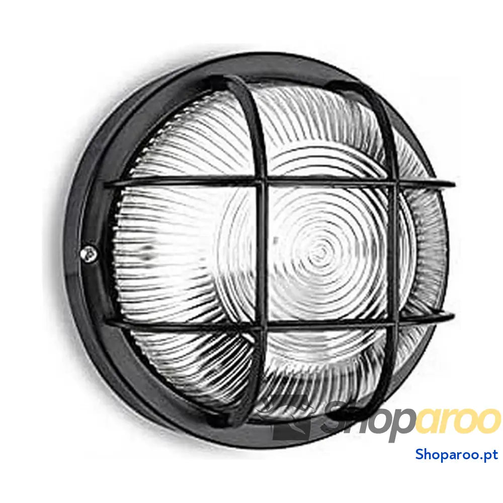 Luz de Parede EDM 34353 Tarragona Preto Cristal Plástico 40 W E27