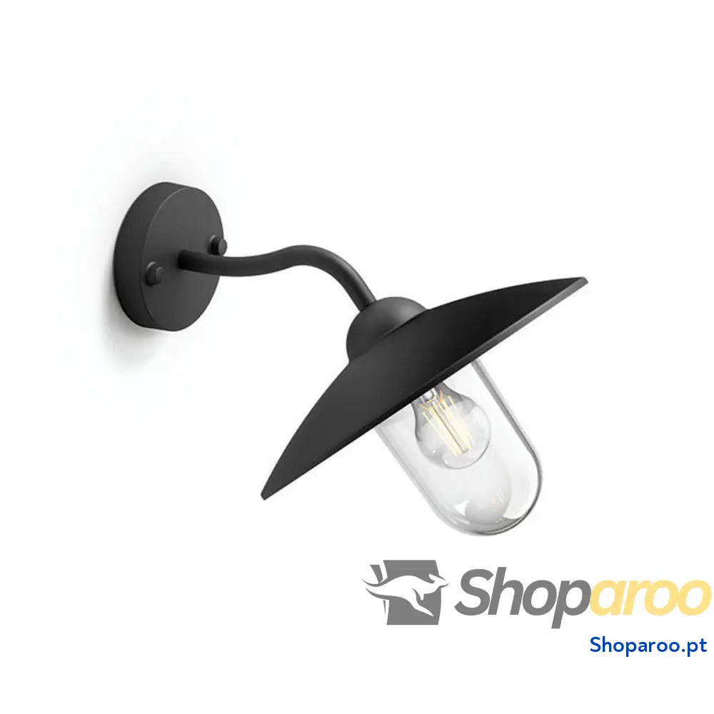 Luz de Parede Philips 0164330PN Exterior Preto Alumínio 60 W E27