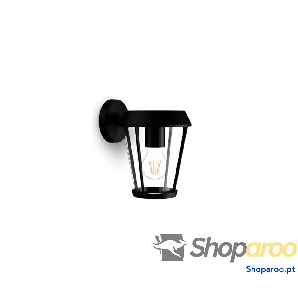 Luz de Parede Philips sunera Preto 25 W Alumínio E27