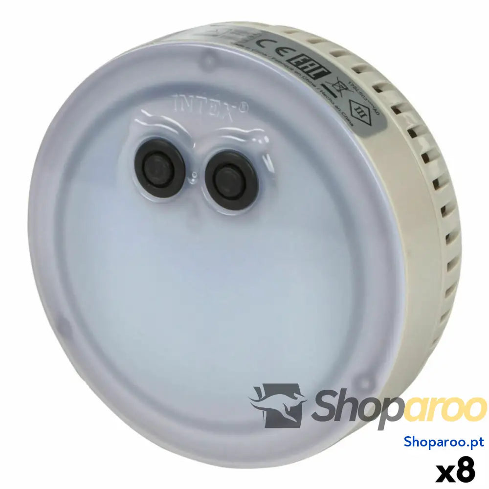 Luz de piscina Intex 28503 12 x 12 x 6,5 cm Multicolor (8 Unidades)