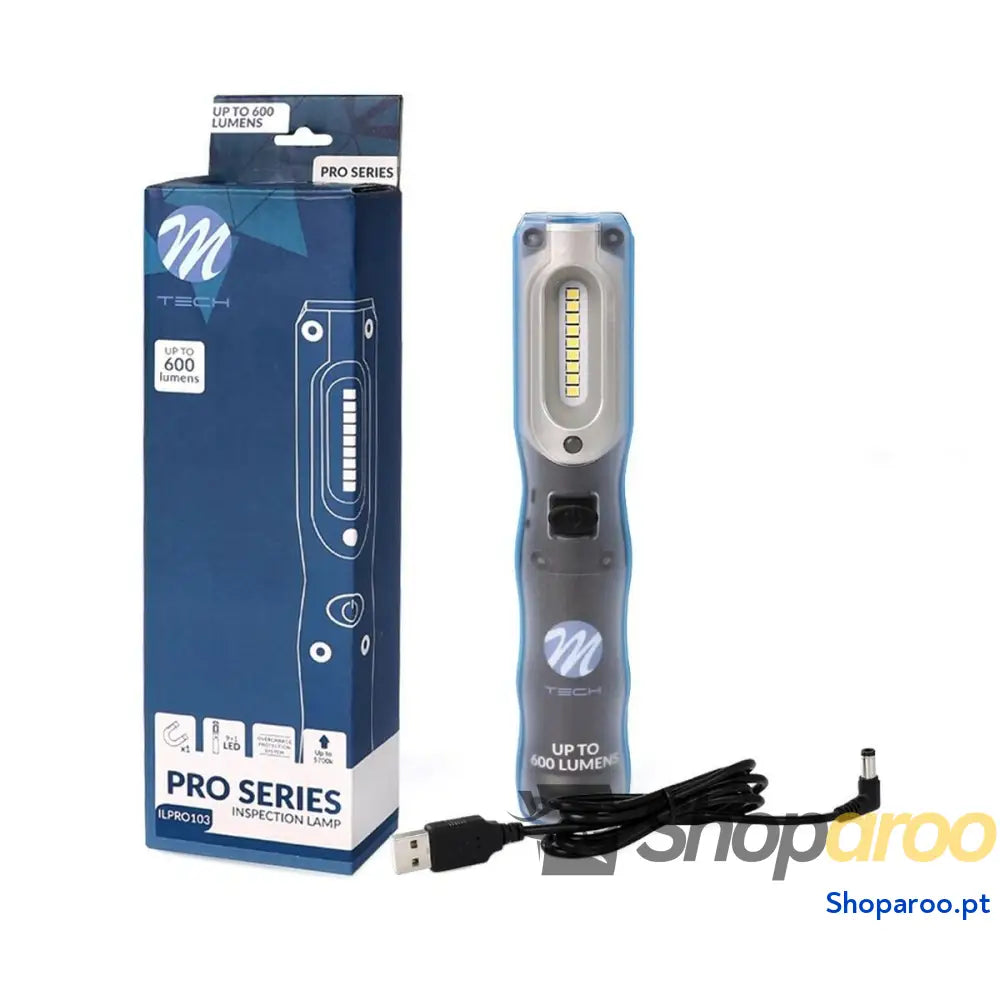 Luz de Trabalho M-Tech ILPRO103 600 lm Cinzento IP54