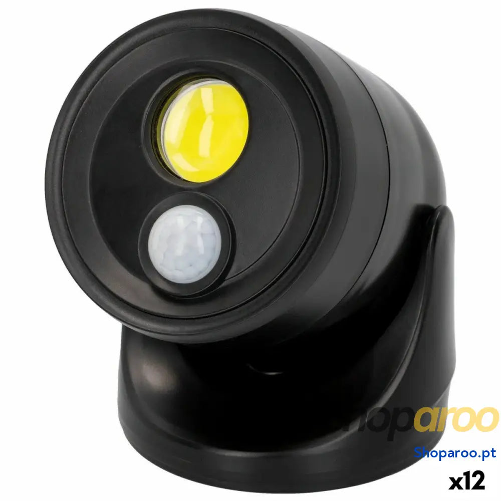 Luz LED com Sensor de Movimento Aktive Plástico 10,5 x 12,5 x 13,5 cm (12 Unidades)