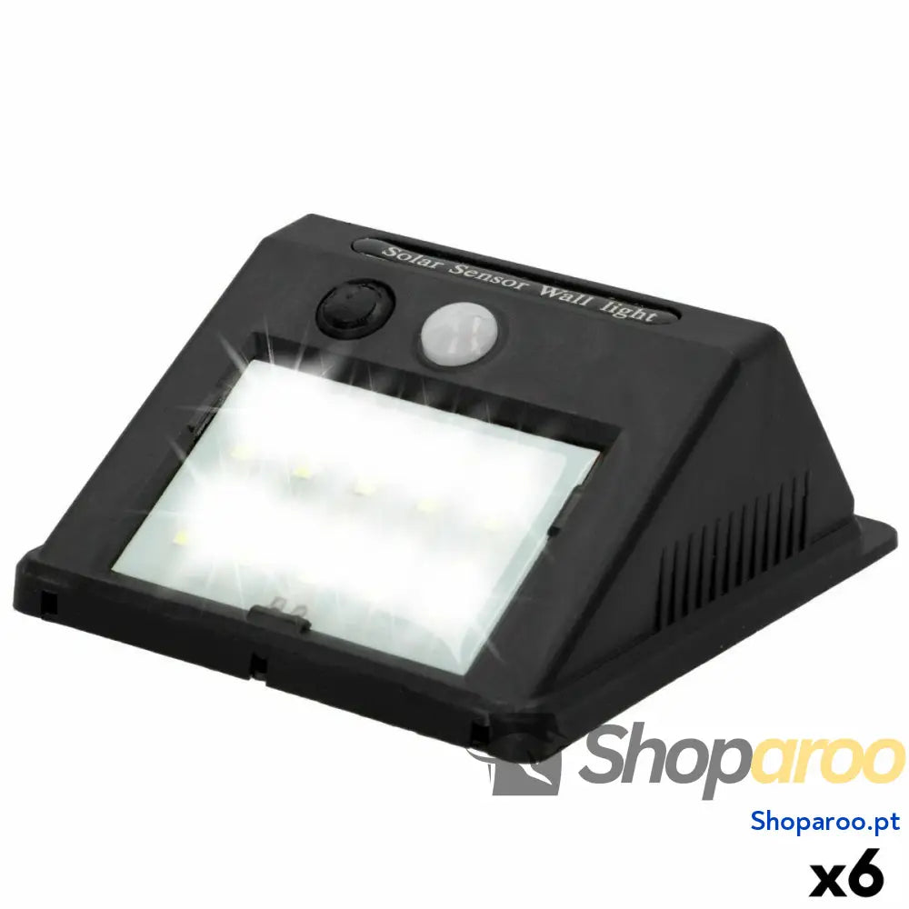 Luz LED com Sensor de Movimento Aktive Plástico 9 x 12 x 5 cm (6 Unidades)