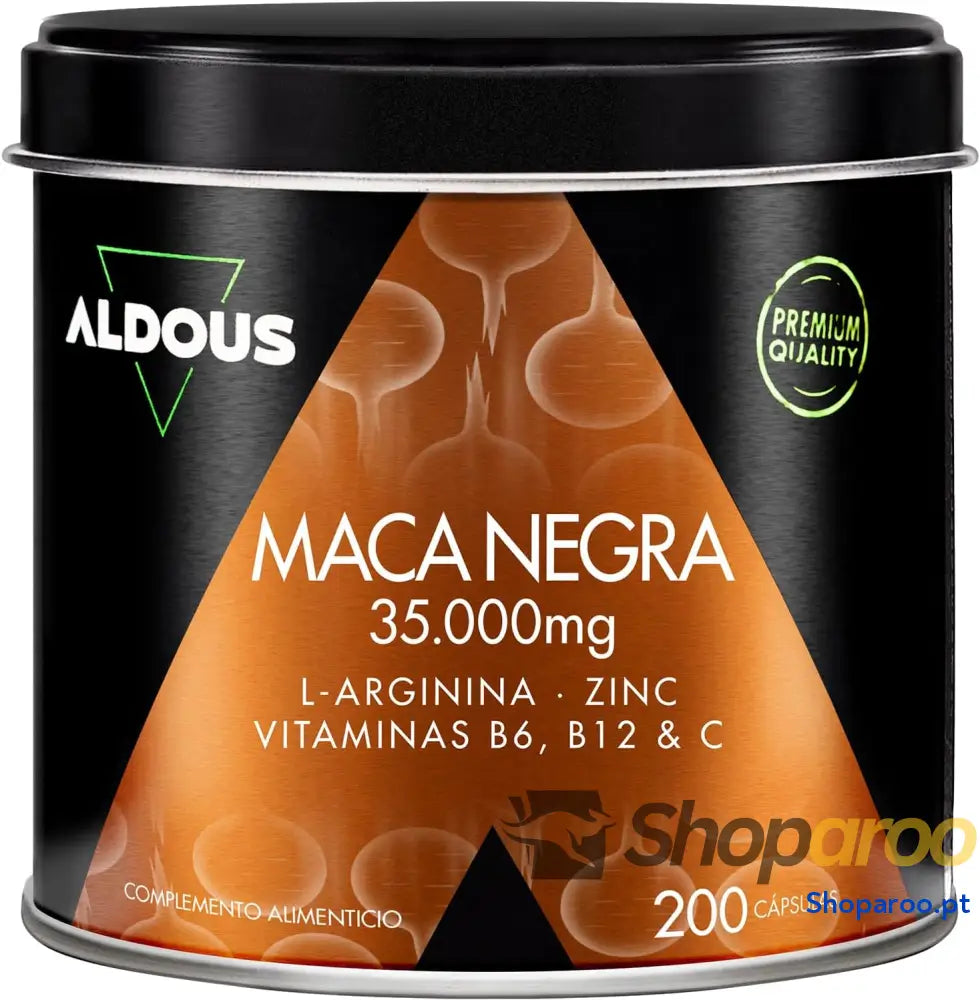 Maca Preta Peruana Complex 35000 mg com Vitaminas e Zinco 200 Cápsulas