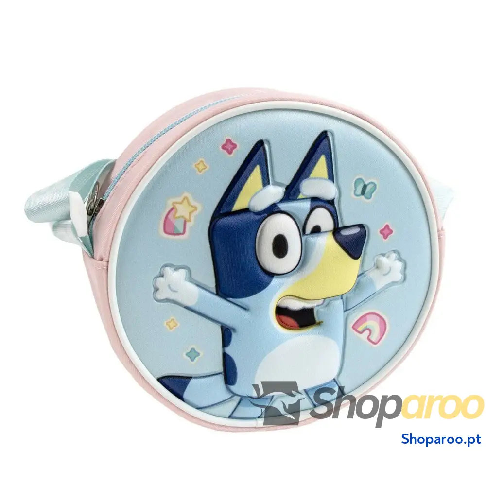 Mala a Tiracolo 3D Bluey Azul 13 x 13 x 4 cm