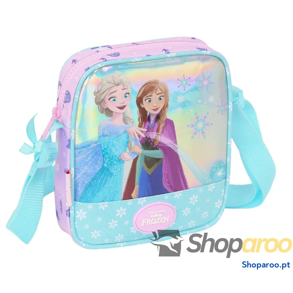 Mala a Tiracolo Frozen Cool days Violeta Azul celeste 16 x 18 x 4 cm
