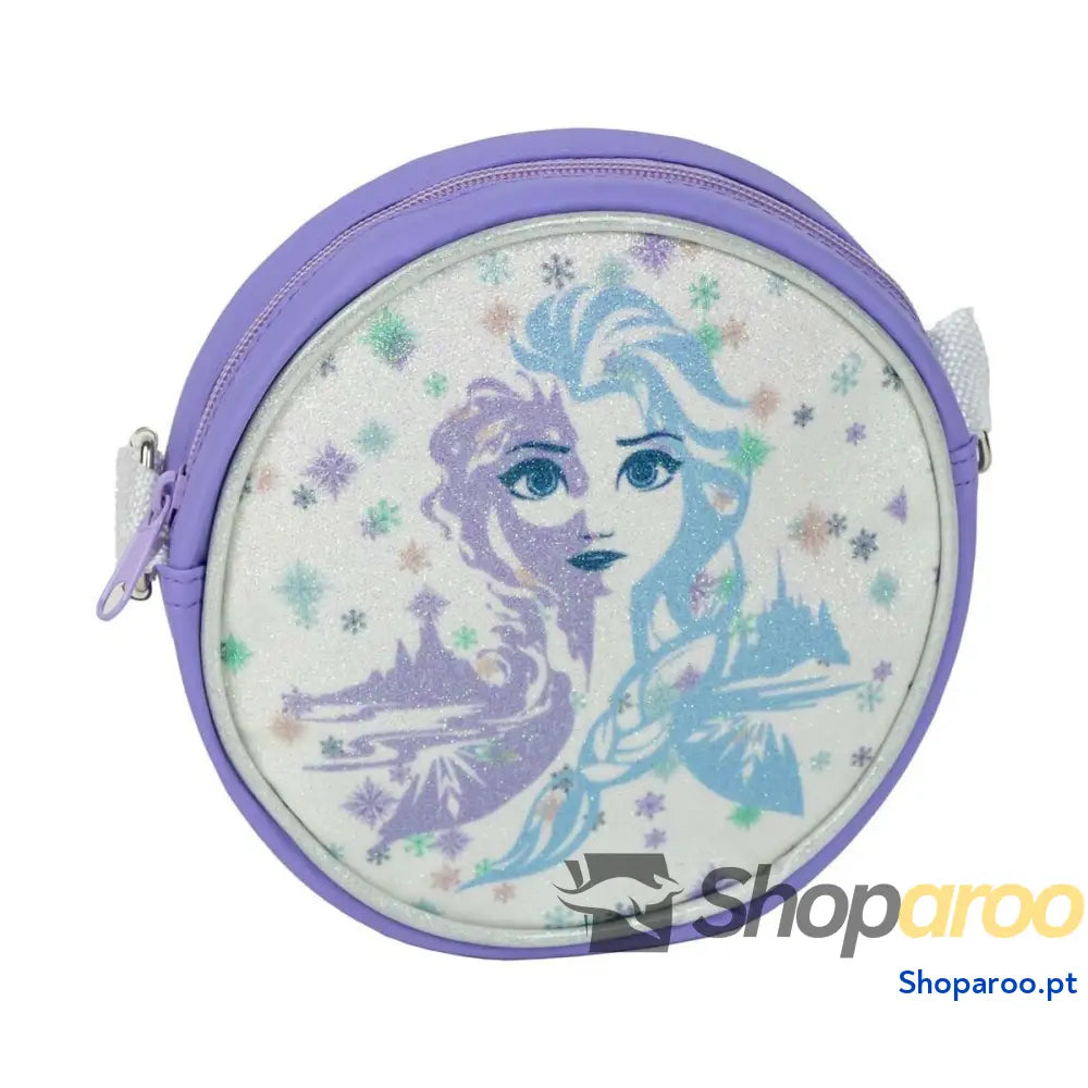 Mala a Tiracolo Frozen Roxo 15 x 4 x 15 cm