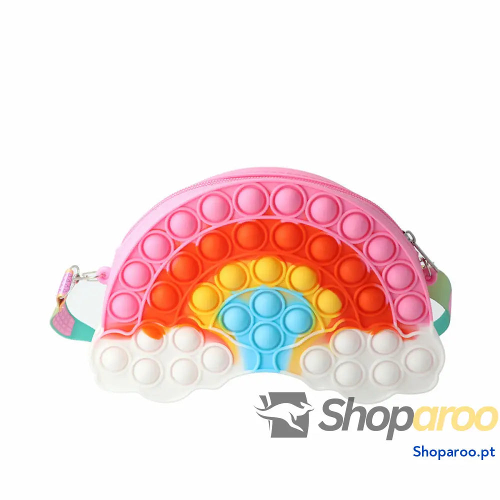 Mala a Tiracolo Inca Pop-it Multicolor Arco-íris