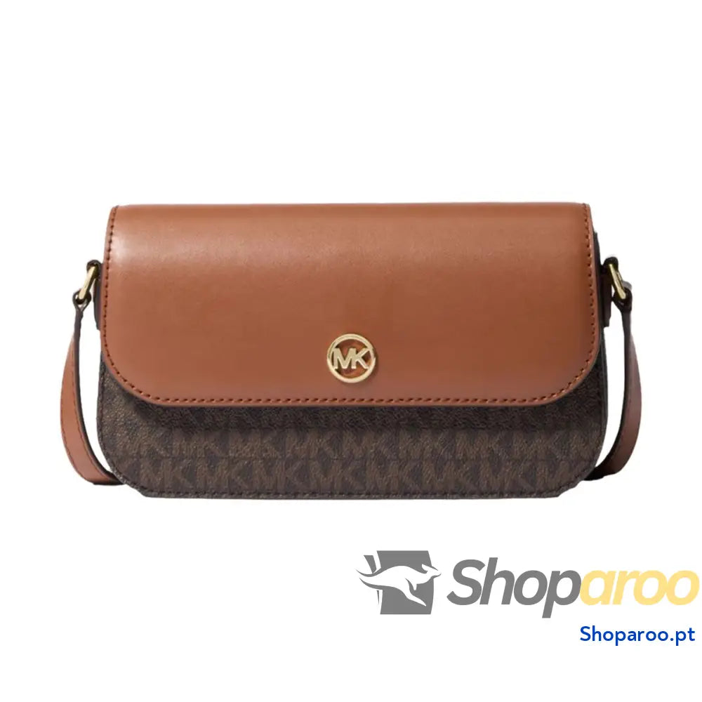 Mala a Tiracolo Michael Kors 35F4GTVC1B-BROWN Castanho 21 x 14 x 4,5 cm