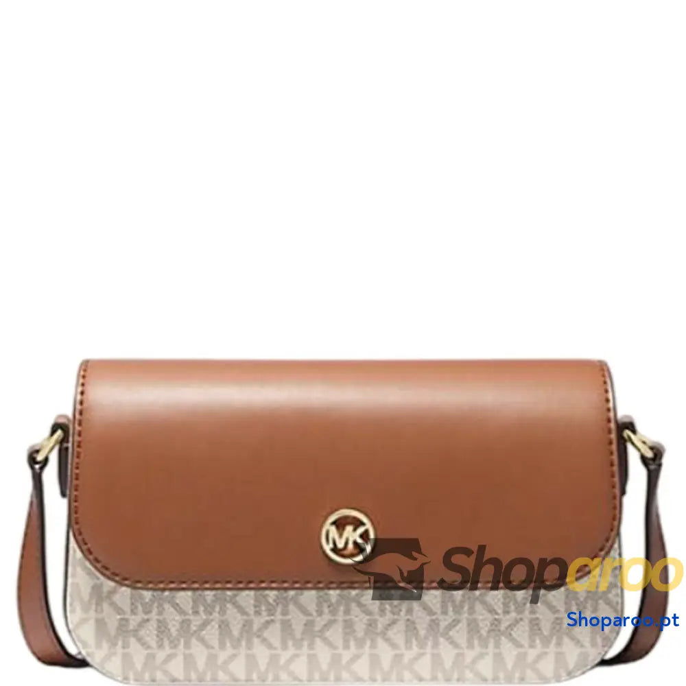 Mala a Tiracolo Michael Kors 35F4GTVC1B-VANILLA Bege 21 x 14 x 4,5 cm
