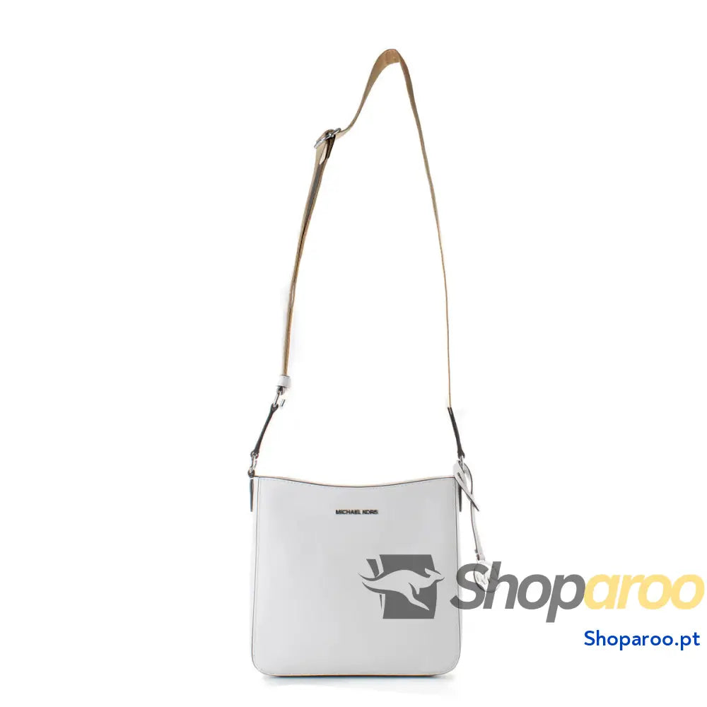 Mala a Tiracolo Michael Kors 35T4STVC5L-OPTIC-WHITE Branco 22 x 20 x 7 cm