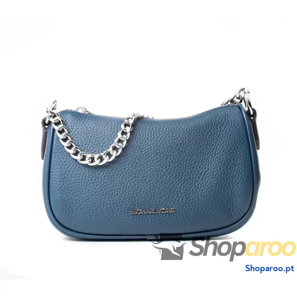 Mala a Tiracolo Michael Kors Carmela Azul 20 x 12 x 7 cm