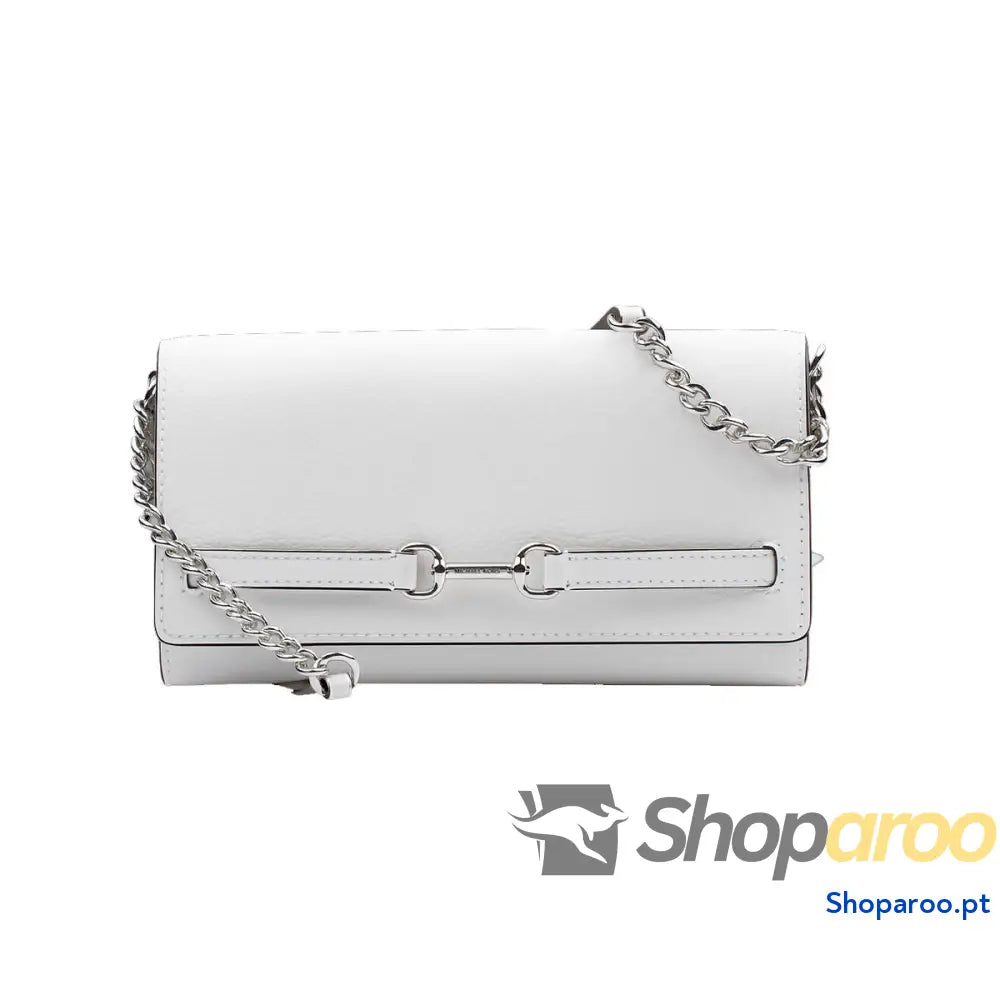 Mala a Tiracolo Michael Kors Carson Branco 22 x 12 x 4 cm