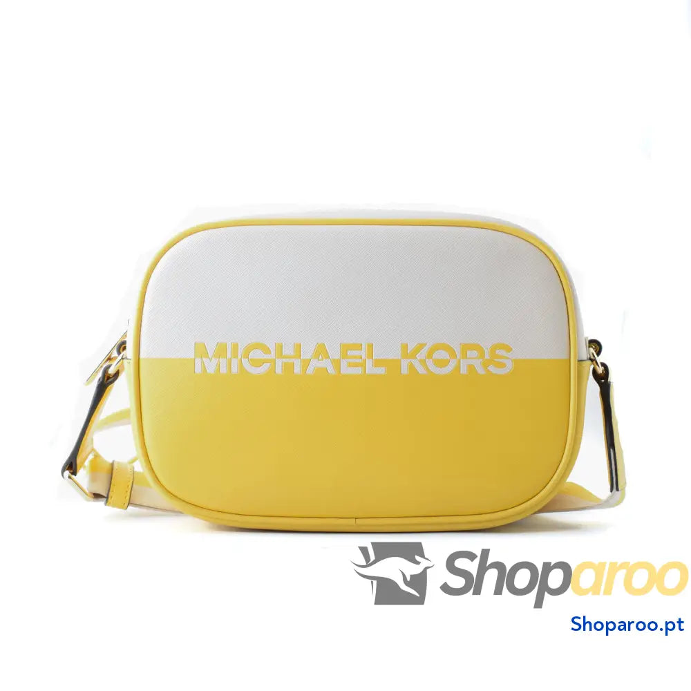 Mala a Tiracolo Michael Kors JET SET TRAVEL Amarelo 22 x 15 x 6 cm