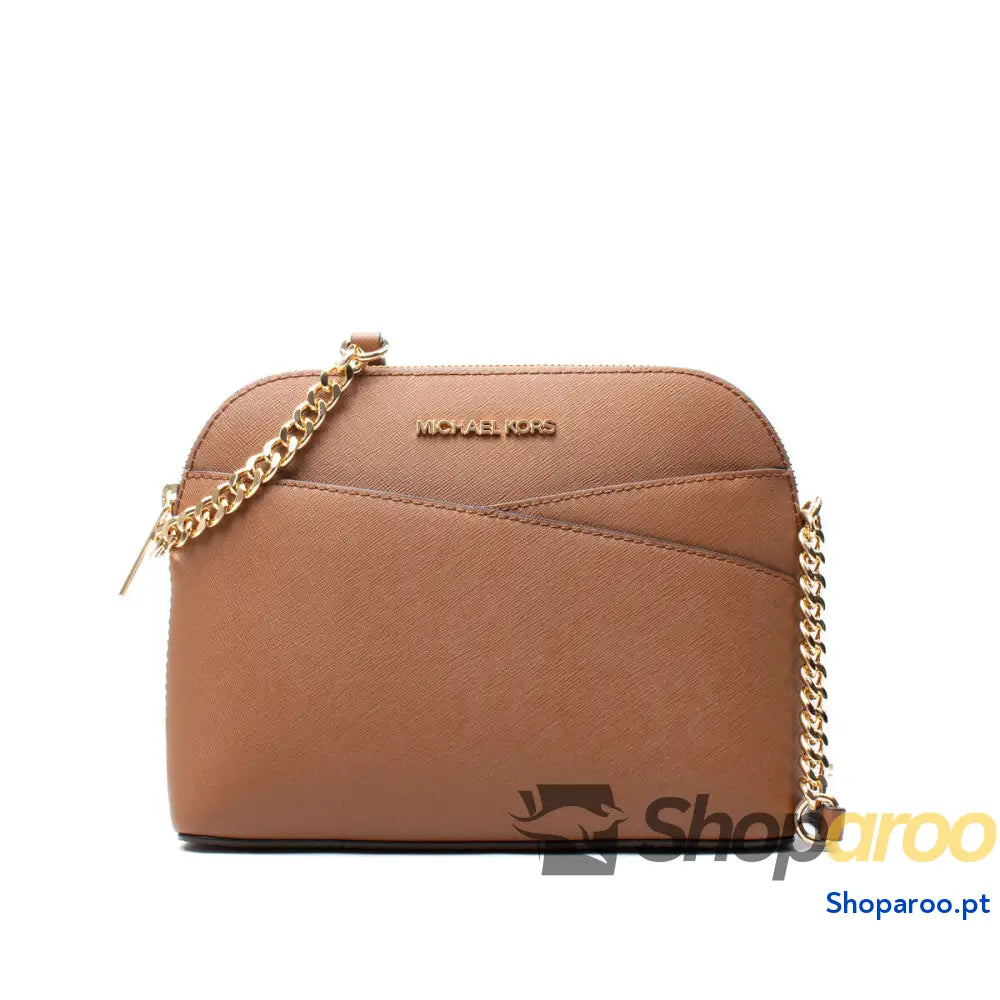 Mala a Tiracolo Michael Kors Jet Set Travel Castanho 22 x 18 x 10 cm