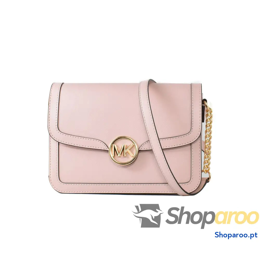 Mala a Tiracolo Michael Kors Leida Cor de Rosa 23 x 17 x 6 cm