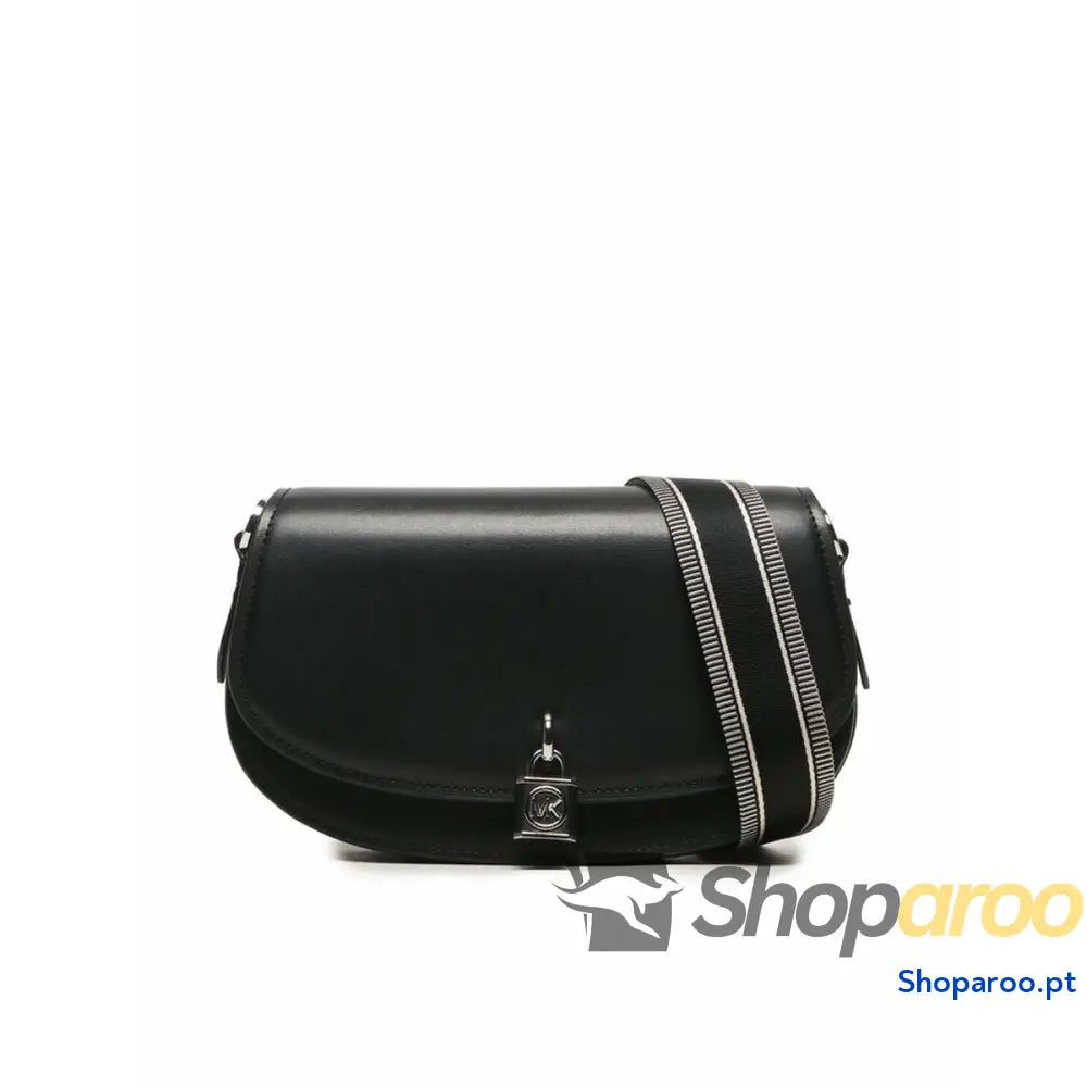 Mala a Tiracolo Michael Kors Mila Preto 25 x 14 x 6 cm