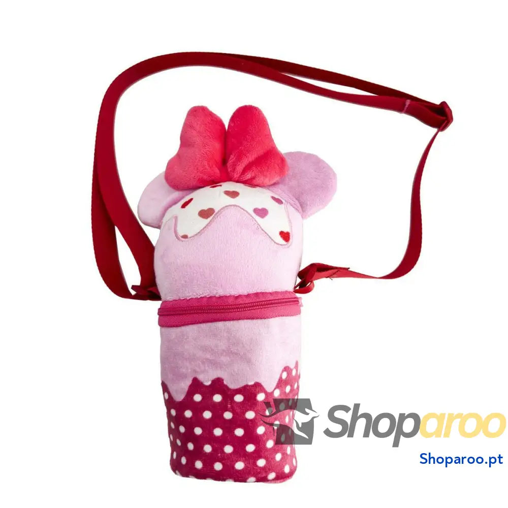 Mala a Tiracolo Minnie Mouse Cor de Rosa 8 x 18 x 8 cm
