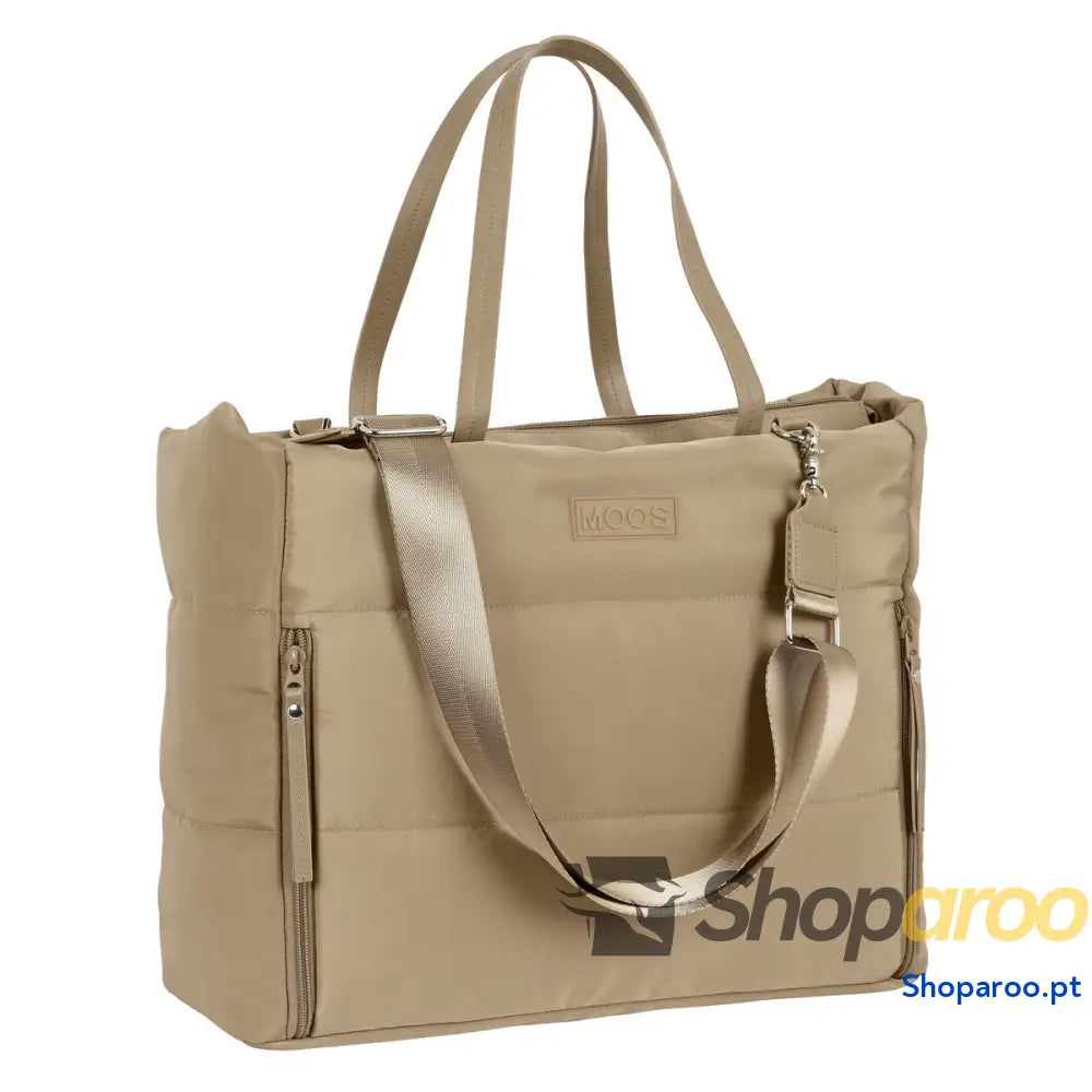 Mala a Tiracolo Moos Camel Camel 54 x 31 x 17 cm Acolchoado