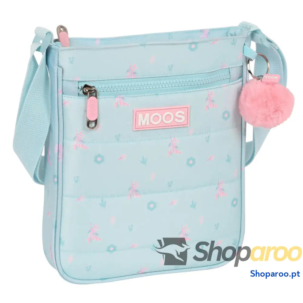 Mala a Tiracolo Moos Garden 21 x 25 x 4.5 cm Turquesa