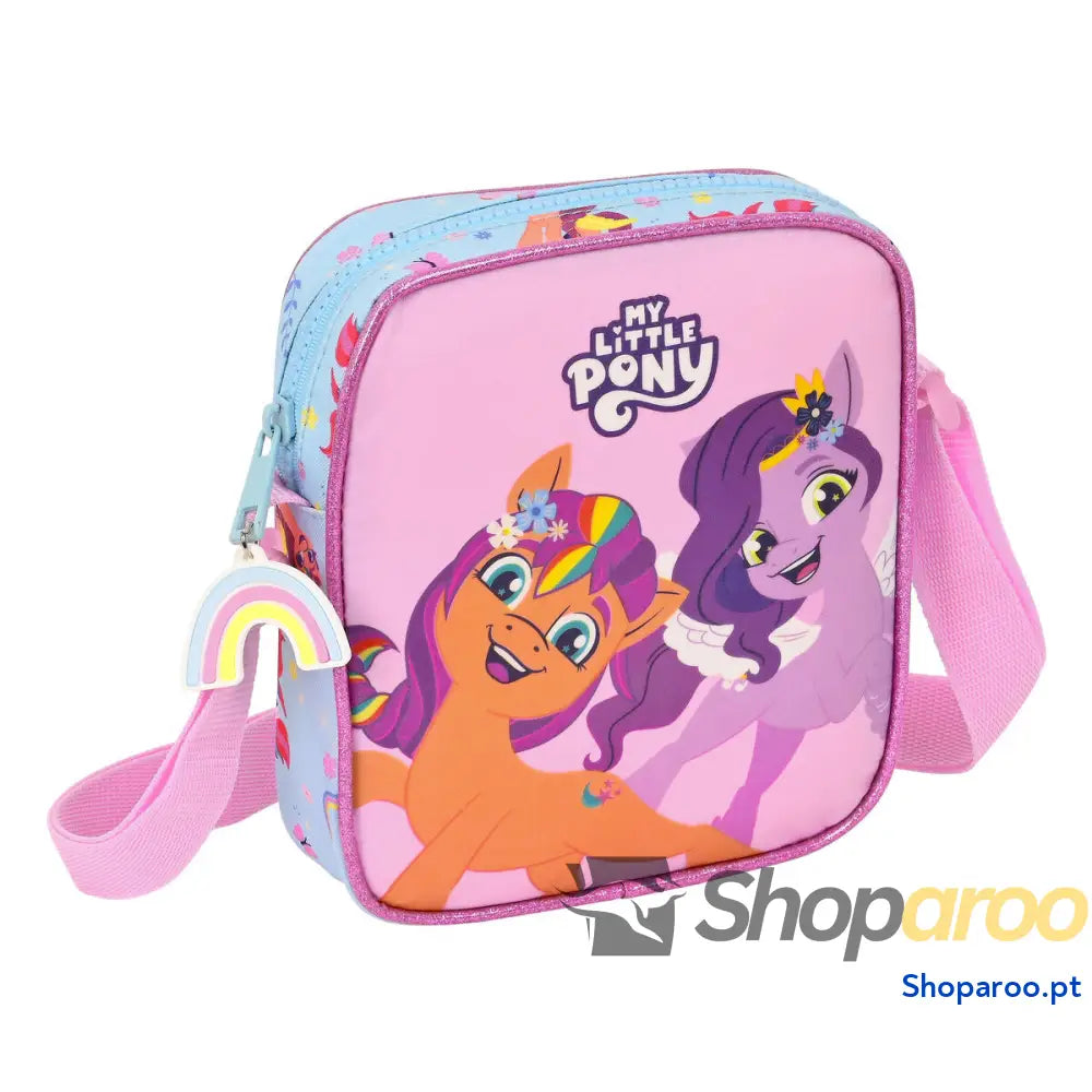 Mala a Tiracolo My Little Pony Wild & free Azul Cor de Rosa 16 x 18 x 4 cm