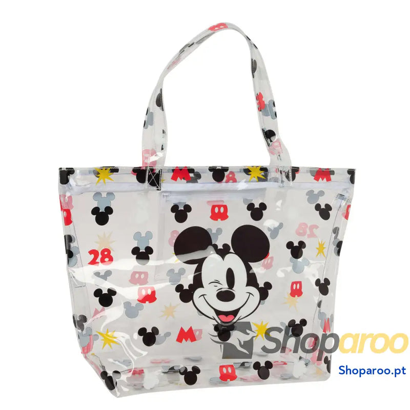Mala de Compras Mickey Mouse Clubhouse Beach Multicolor Transparente 54 x 35 x 17 cm